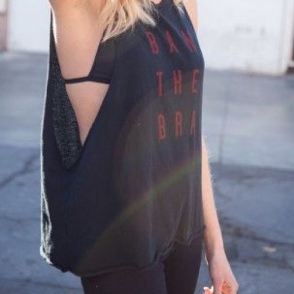 Brandy Melville • BAN THE BRA Muscle Tank - Picture 2 of 7